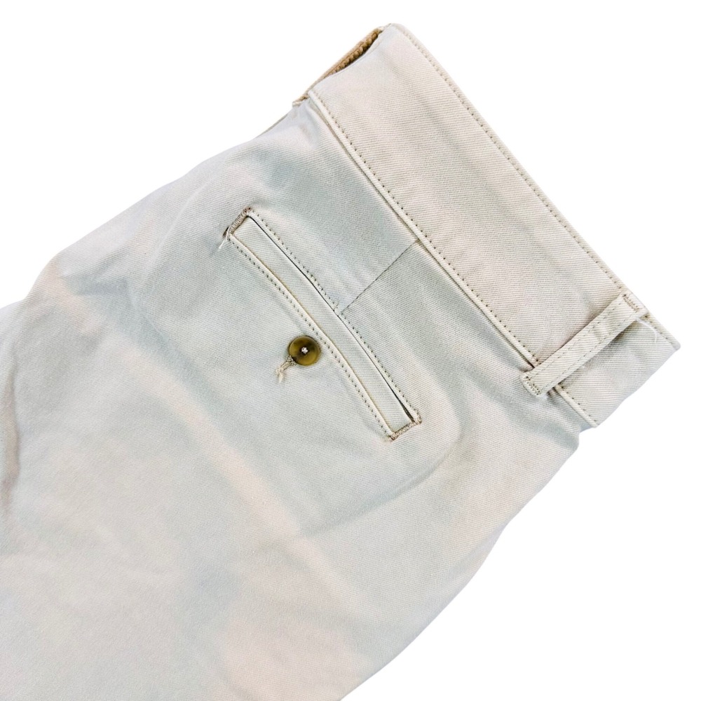 PAIGE Thompson 9" Stretch Brushed Twill Shorts Men's 34 Vintage Vanilla Buff NWT